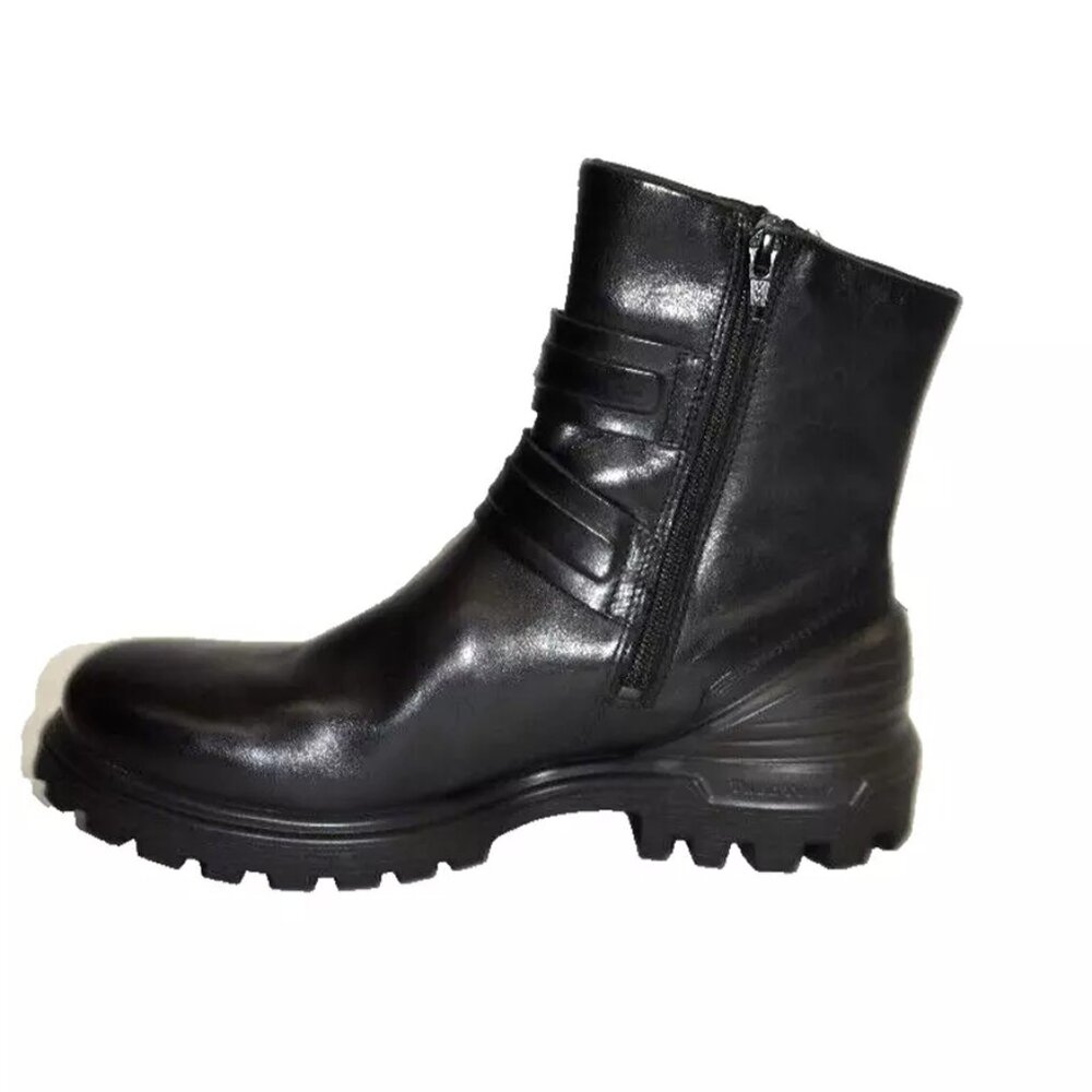New! ECCO WOMEN'S TREDTRAY MOTO BOOT Black 39 8-8.5 US DD422 DD425 - Picture 2 of 5